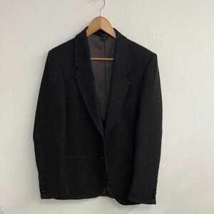 Farah Charcoal and black herringbone Men's Blazer vintage